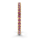 14kt Yellow Gold Aelia Round Lab Diamond Tennis Bracelet (7 Ct. Tw.) left