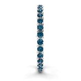 10kt White Gold Aelia Round Lab Diamond Tennis Bracelet (2 Ct. Tw.) left