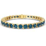 14kt Yellow Gold Aelia Round Lab Diamond Tennis Bracelet (2 Ct. Tw.) front image