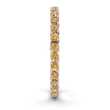10kt Rose Gold Aelia Round Lab Diamond Tennis Bracelet (20 Ct. Tw.) left