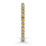 10kt White Gold Aelia Round Lab Diamond Tennis Bracelet (7 Ct. Tw.) left
