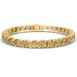 10kt Yellow Gold Aelia Round Lab Diamond Tennis Bracelet (2 Ct. Tw.) front image