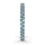10kt White Gold Isidora Round Double Row Lab Diamond Tennis Bracelet (3 Ct. Tw.) left
