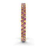 14kt Yellow Gold Isidora Round Double Row Lab Diamond Tennis Bracelet (4 Ct. Tw.) left