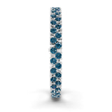 10kt White Gold Isidora Round Double Row Lab Diamond Tennis Bracelet (3 Ct. Tw.) left