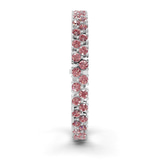 Platinum Isidora Round Double Row Lab Diamond Tennis Bracelet (4 Ct. Tw.) left