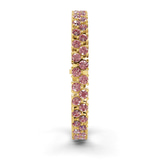 14kt Yellow Gold Isidora Round Double Row Lab Diamond Tennis Bracelet (4 Ct. Tw.) left