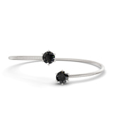 14ct White Gold Elora Flexi Lab Diamond Bangle Bracelet (1 Ct. Tw.) front image