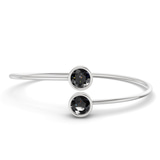 14kt White Gold Cleo Flexi Lab Diamond Bangle Bracelet (1 Ct. Tw.) front image