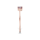 14kt Rose Gold Amoura Heart Flexi Lab Diamond Bangle Bracelet (1 Ct. Tw.) left