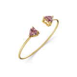 14kt Yellow Gold Amoura Heart Flexi Lab Diamond Bangle Bracelet (5 Ct. Tw.) right