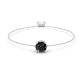 14kt White Gold Paula Round Fashion Bracelet (3/4 Ct. Tw.) front image