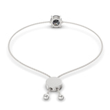 14kt White Gold Paula Round Fashion Bracelet (3/4 Ct. Tw.) standing product image one