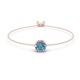 14ct Rose Gold Paula Round Fashion Bracelet (3/4 Ct. Tw.) front image