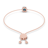 14ct Rose Gold Paula Round Fashion Bracelet (3/4 Ct. Tw.) standing product image one