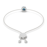 14kt White Gold Paula Round Fashion Bracelet (3/4 Ct. Tw.) standing product image one