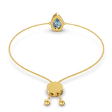 14kt Yellow Gold Michelle Pear Fashion Bracelet (3/4 Ct. Tw.) left