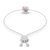 14kt White Gold Kyra Heart Fashion Bracelet (3/4 Ct. Tw.) standing product image one