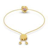 14kt Yellow Gold Kyra Heart Fashion Bracelet (3/4 Ct. Tw.) standing product image one