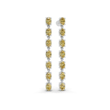 Platinum Digitalis Fashion Lab Diamond Dangle Earrings (4 Ct. Tw.) standing product image one