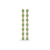 10kt Rose Gold Digitalis Fashion Lab Diamond Dangle Earrings (1 Ct. Tw.) front image