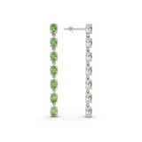 Platinum Digitalis Fashion Lab Diamond Dangle Earrings (1 Ct. Tw.) side right image one