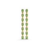 10kt Yellow Gold Digitalis Fashion Lab Diamond Dangle Earrings (1 Ct. Tw.) front image