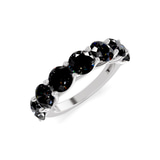 14kt White Gold Valentina Round Lab Diamond Anniversary Band (1/2 Ct. Tw.) side right image one