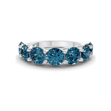Platinum Valentina Round Lab Diamond Anniversary Band (3 Ct. Tw.) front image