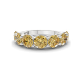 Platinum Valentina Round Lab Diamond Anniversary Band (3 Ct. Tw.) front image