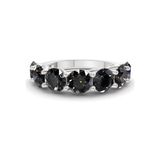 9ct White Gold Leandra Round Lab Diamond Anniversary Band (1 Ct. Tw.) front image