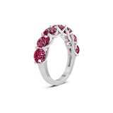 Platinum Leandra Round Lab Diamond Anniversary Band (1 Ct. Tw.) left