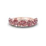 10kt Rose Gold Leandra Round Lab Diamond Anniversary Band (1 Ct. Tw.) front image
