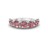 Platinum Leandra Round Lab Diamond Anniversary Band (1 Ct. Tw.) front image