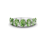 Platinum Maura Oval Lab Diamond Anniversary Band (2 Ct. Tw.) front image