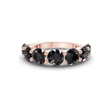 10kt Rose Gold Raquel Round Lab Diamond Anniversary Band (4 Ct. Tw.) front image
