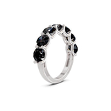 10kt White Gold Raquel Round Lab Diamond Anniversary Band (5 Ct. Tw.) left