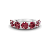 10kt White Gold Raquel Round Lab Diamond Anniversary Band (2 Ct. Tw.) front image