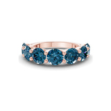 14kt Rose Gold Raquel Round Lab Diamond Anniversary Band (5 Ct. Tw.) front image
