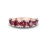 10kt Rose Gold Adela Round Lab Diamond Anniversary Band (3 Ct. Tw.) front image