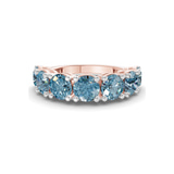 14kt Rose Gold Adela Round Lab Diamond Anniversary Band (4 Ct. Tw.) front image