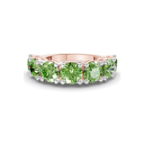 9ct Rose Gold Adela Round Lab Diamond Anniversary Band (4 Ct. Tw.) front image