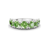 Platinum Adela Round Lab Diamond Anniversary Band (3 Ct. Tw.) front image