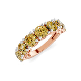 9ct Rose Gold Adela Round Lab Diamond Anniversary Band (3 Ct. Tw.) right