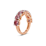 9ct Rose Gold Adela Round Lab Diamond Anniversary Band (2 Ct. Tw.) left