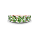 10kt Rose Gold Blanca Oval Lab Diamond Anniversary Band (4 Ct. Tw.) front image