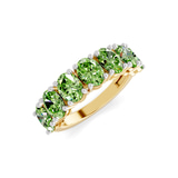 10kt Yellow Gold Blanca Oval Lab Diamond Anniversary Band (1 Ct. Tw.) side right image one