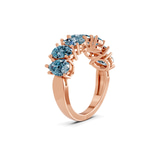 10kt Rose Gold Juana Pear Lab Diamond Anniversary Band (1 Ct. Tw.) left