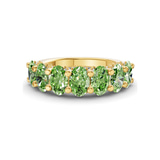 9ct Yellow Gold Minerva Oval Lab Diamond Anniversary Band (1 Ct. Tw.) front image