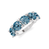 10kt White Gold Noella Round Lab Diamond Anniversary Band (1/2 Ct. Tw.) right